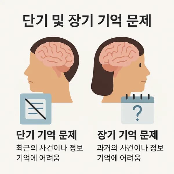 단기 및 장기 기억 문제: 이해, 진단 및 치료