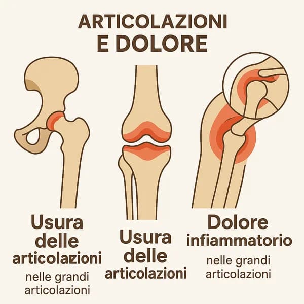 Articolazioni, articolazioni e dolore: usura delle articolazioni e dolore infiammatorio nelle grandi articolazioni