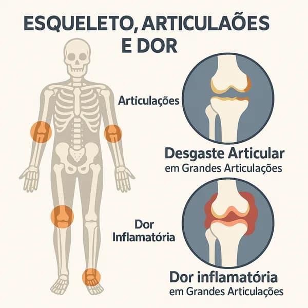 Esqueleto, Articulações e Dor: Desgaste Articular e Dor Inflamatória em Grandes Articulações
