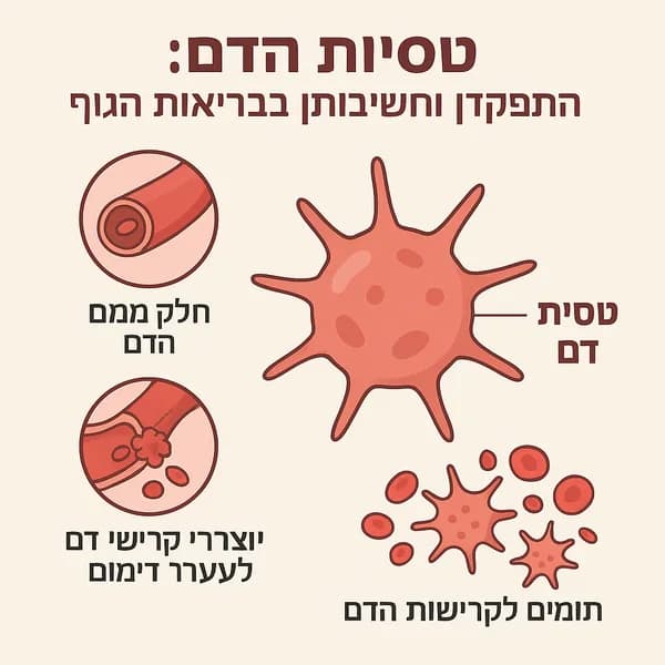 טסיות הדם: תפקידן וחשיבותן בבריאות הגוף