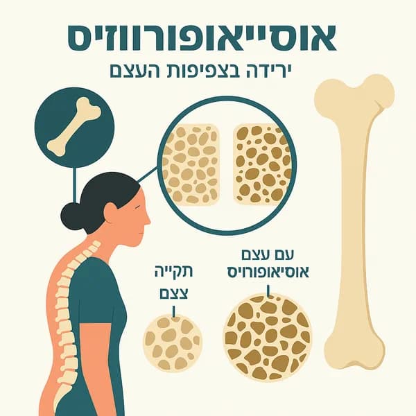 אוסטיאופורוזיס: ירידה בצפיפות העצם
