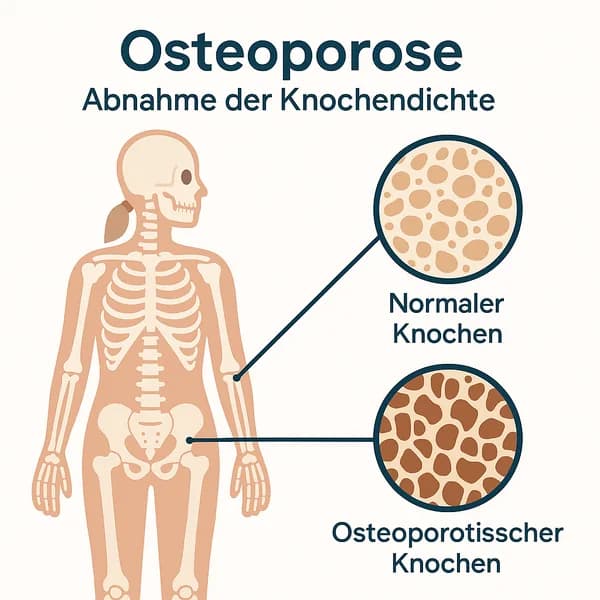 Osteoporose: Abnahme der Knochendichte