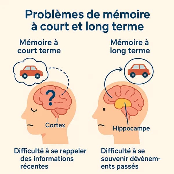 Problèmes de mémoire à court et à long terme : compréhension, diagnostic et traitement