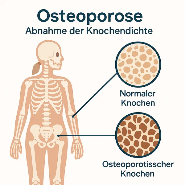 Osteoporose: Abnahme der Knochendichte